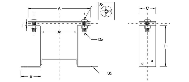 Chimney pipe clamps (for concrete pipes) Type 265